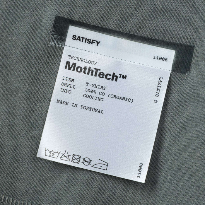 Satisfy MothTech T-Shirt (Faded Black)