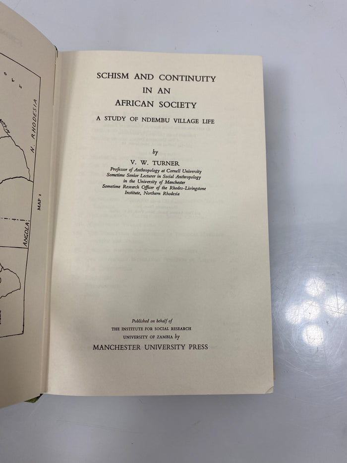 Schism and Continuity in an African Society by Turner 1968 HCDJ