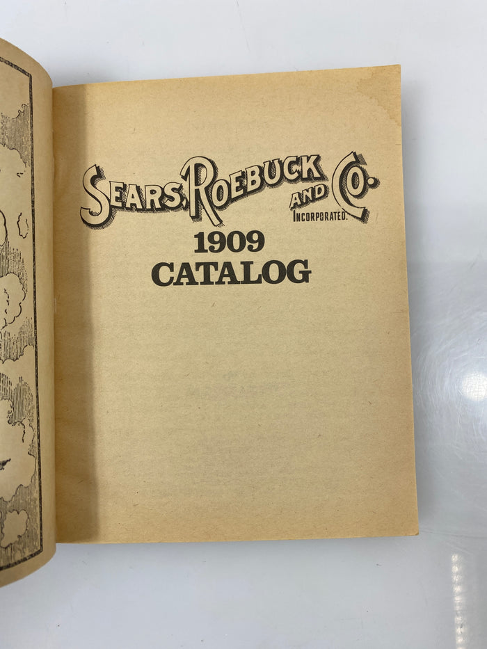 Sears, Roebuck & Co. 1909 Catalog 1979 SC