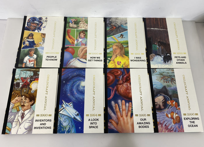 Set of 18 Childcraft Annual 1981-1998 HC