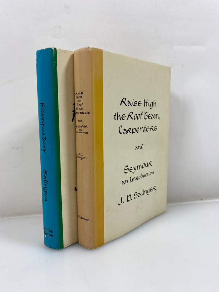 Set of 2: Salinger Hardcovers Raise High the Room Beam...Franny & Zooey 59-61 DJ