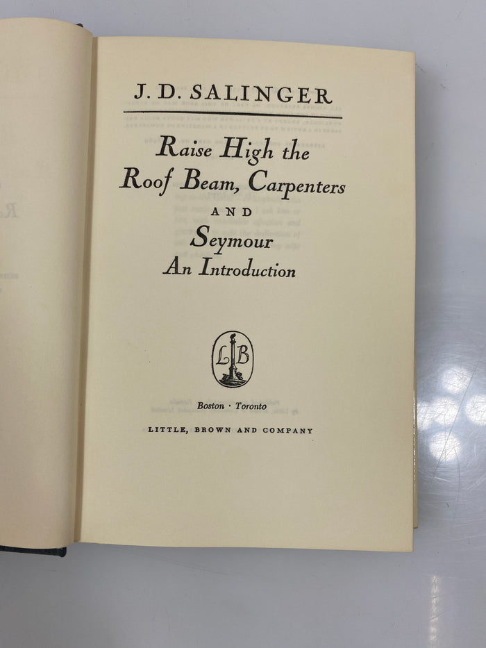 Set of 2: Salinger Hardcovers Raise High the Room Beam...Franny & Zooey 59-61 DJ