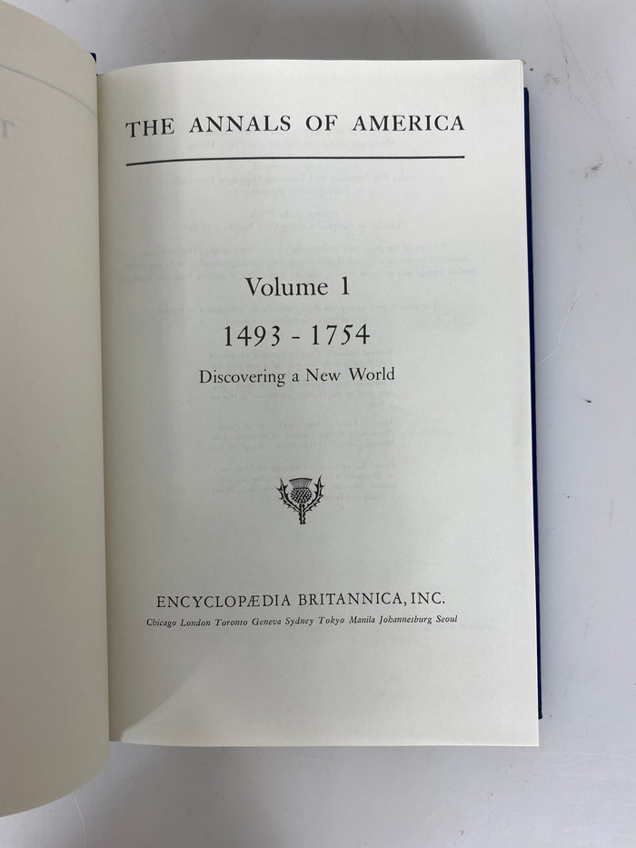 Set of 21: The Annals of America Encyclopedia Britannica 1976-87 HC