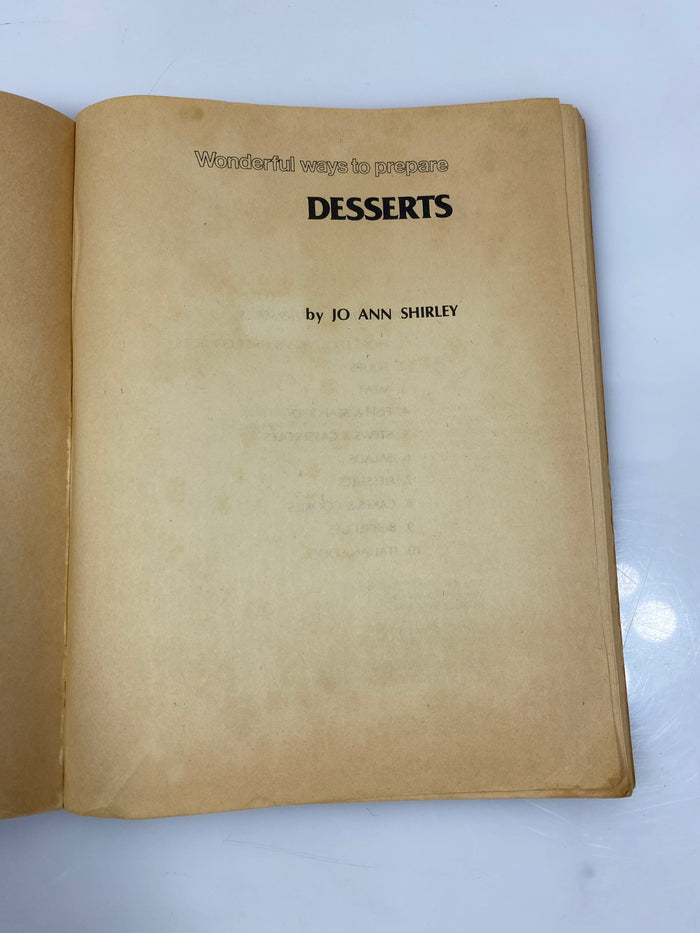 Set of 4: Wonderful Ways to Prepare Soup/Desserts/Meats/Stews SC