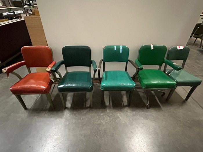 Lot of 5 Vintage Steelcase Tanker Chairs *Fair Condition*-5283047-3941552