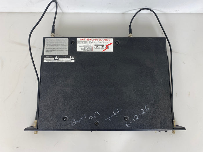 Shure U4D-J4 Dual Wireless Receiver 554-584 MHz *Powers On*