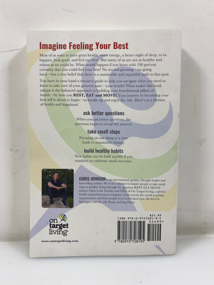 Signed Rest Eat Move by Chris Johnson 2021 1st Ed. SC