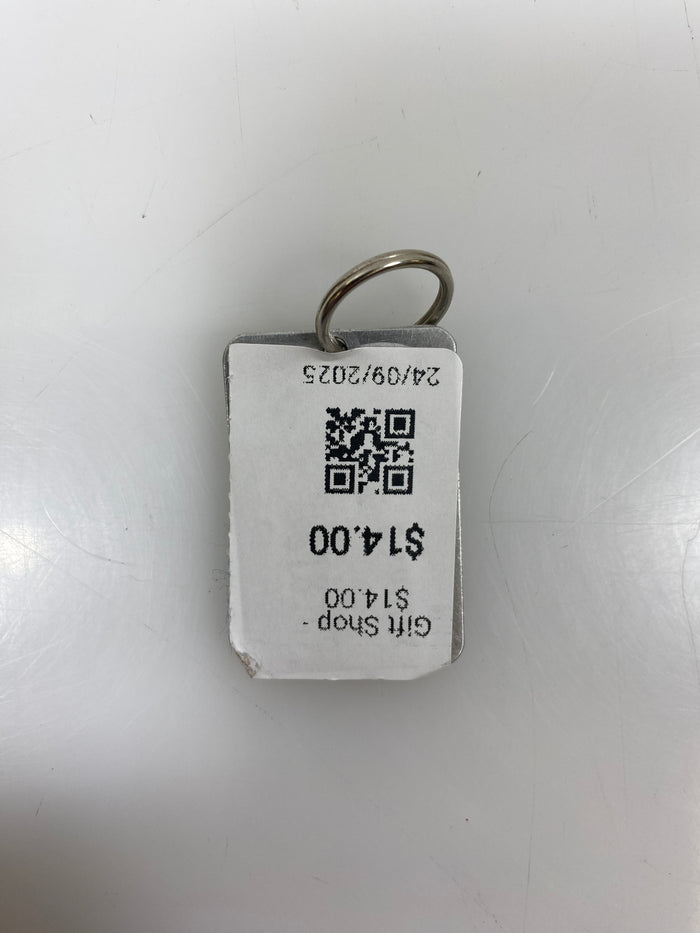 Silver Word Peace in Arabic Hebrew and English Keychain