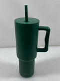 S/M Green Stainless Steel Tumbler Water Bottle 40oz