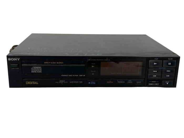 Sony CDP-35 Compact Disc Player *For Parts Only*