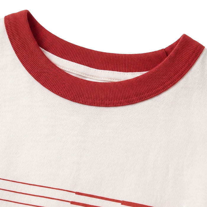 Sporty & Rich Bold Health Soft Ringer Tee