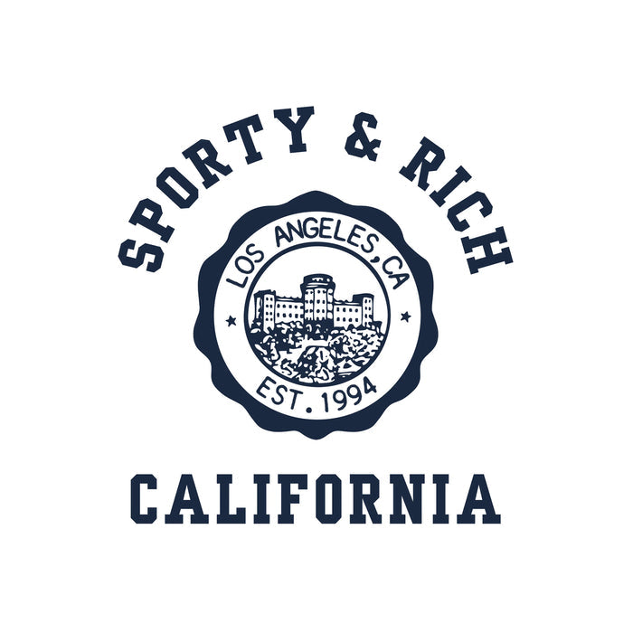Sporty & Rich	California Emblem Soft Ringer Tee