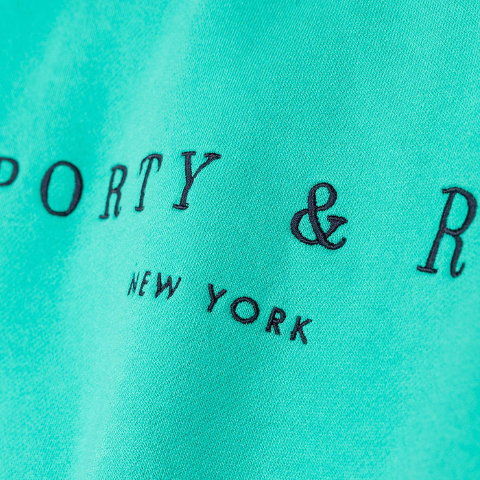 Sporty & Rich Title Embroidered Crewneck