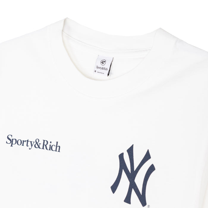 Sporty & Rich Yankees Curve T-Shirt