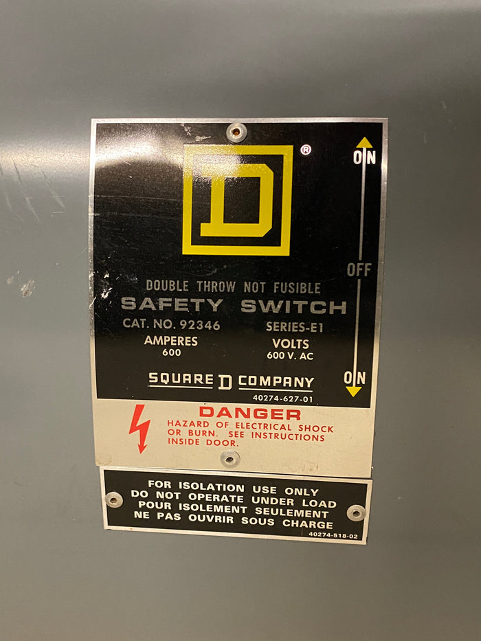 Square D Electrical Safety Switch