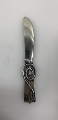 Stainless Steel Engraved Treble Clef Butter Knife