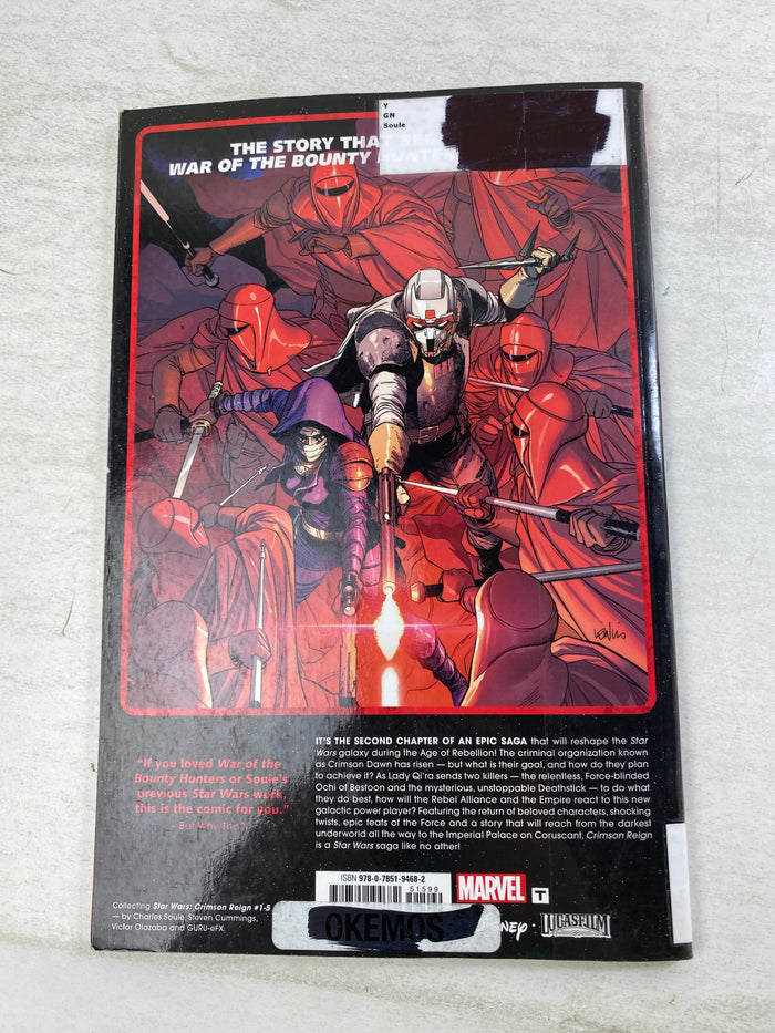 Star Wars Crimson Reign Marvel SC 2022