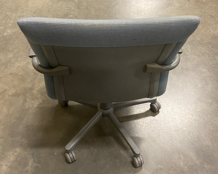 Steelcase #4331423 Light Blue Adjustable Office Chair