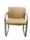 Steelcase Creme Upholstered Office Chair