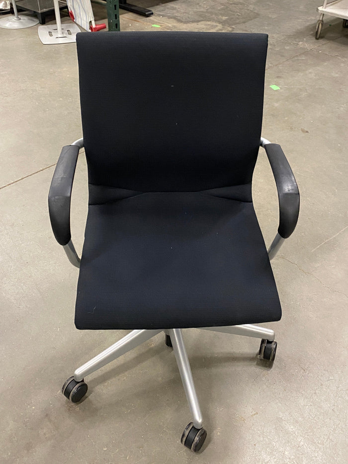 Steelcase "Protege" Black Cushioned Office Chair