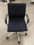 Steelcase "Protege" Black Cushioned Office Chair