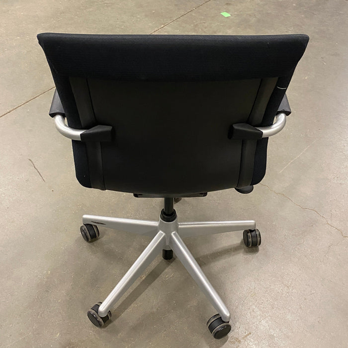 Steelcase "Protege" Black Cushioned Office Chair