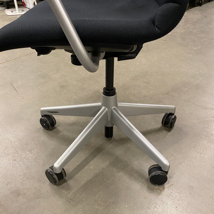 Steelcase "Protege" Black Cushioned Office Chair