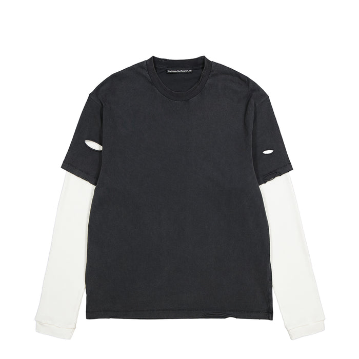 Stockholm Surdboard Club Layer Box Tee (Black / Red)