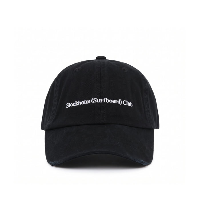 Stockholm Surfboard Club Pac Logo Cap (Washed Black)