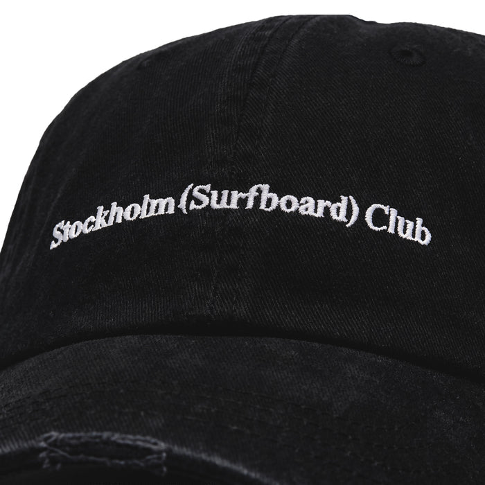 Stockholm Surfboard Club Pac Logo Cap (Washed Black)