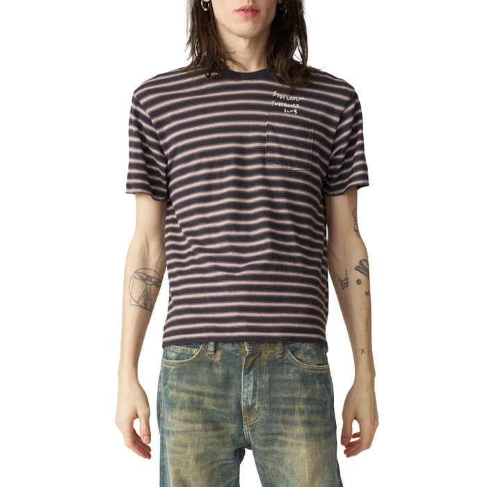 Stockholm Surfboard Club Striped T-Shirt (Stripe)