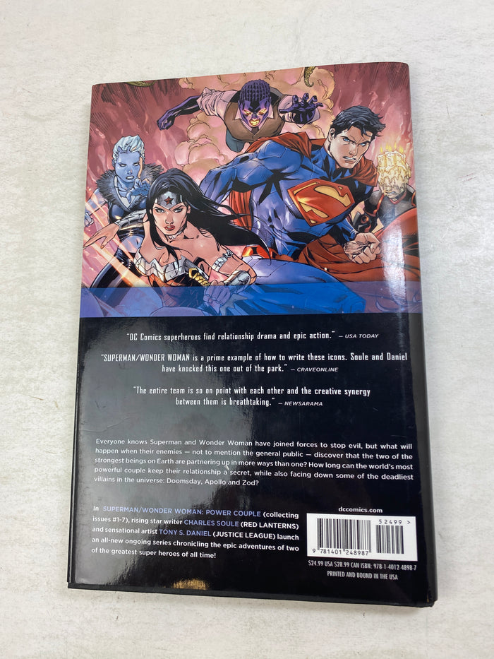 Superman Wonder Woman Volume 1: Power Couple Graphic Novel HCDJ 2014