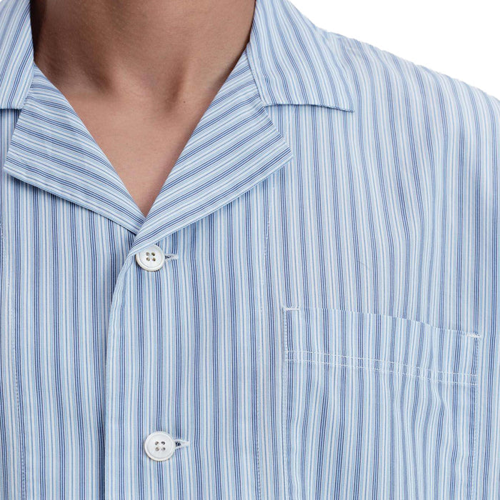 Tekla Fine Twill Long-Sleeved Sleepwear Shirts