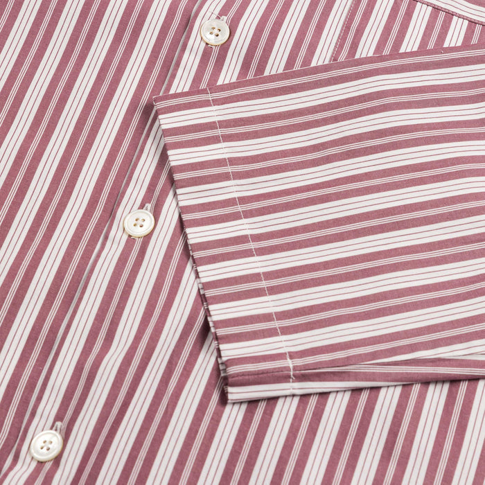 Tekla Pyjamas Shirt (Rhubarb Stripes)