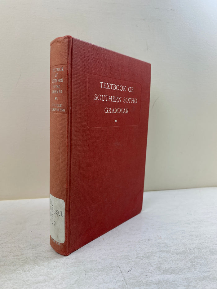 Textbook of Southern Sotho Grammar by Doke/Mofokeng Ex-library 1957 HC