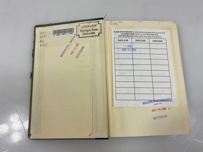 The Autobiography of a Runaway Slave by Montejo Ex-library 1968 HC