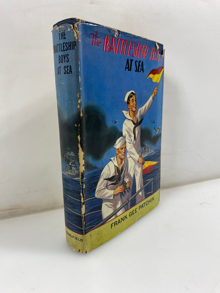 The Battleship Boys at Sea by Patchin Saalfield Publishing 1910 HCDJ