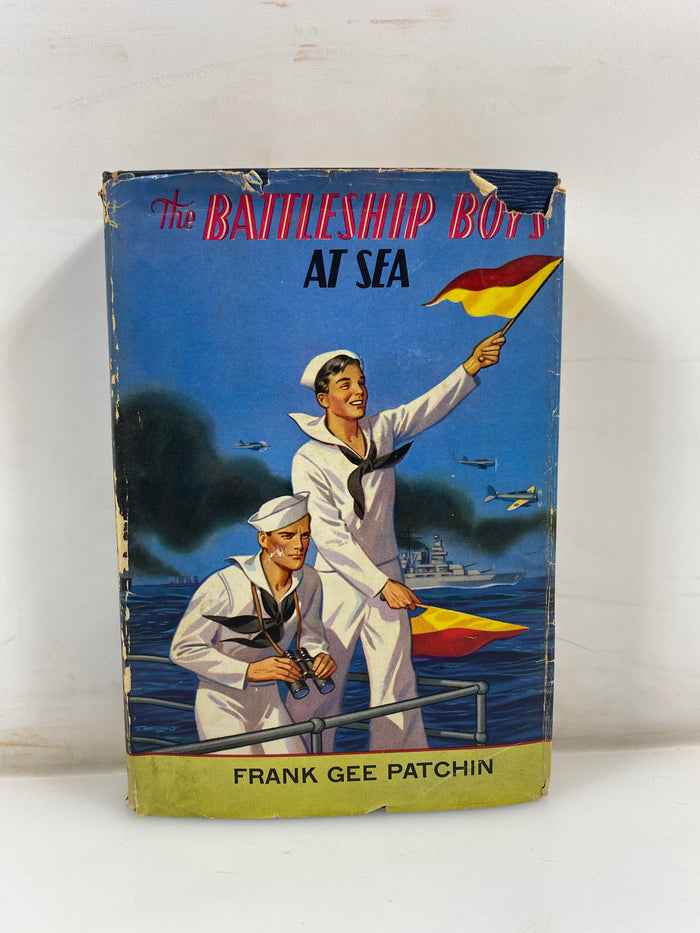 The Battleship Boys at Sea by Patchin Saalfield Publishing 1910 HCDJ