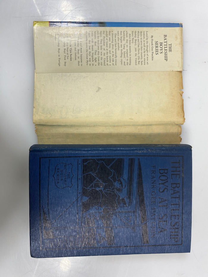 The Battleship Boys at Sea by Patchin Saalfield Publishing 1910 HCDJ