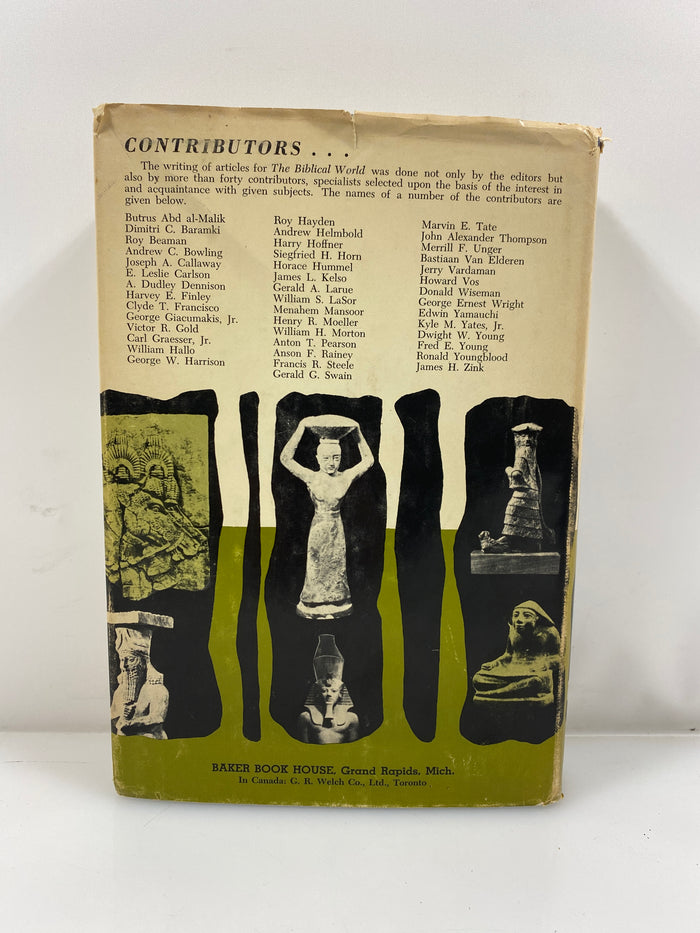 The Biblical World by Pfeiffer Baker Book House 1966 HCDJ