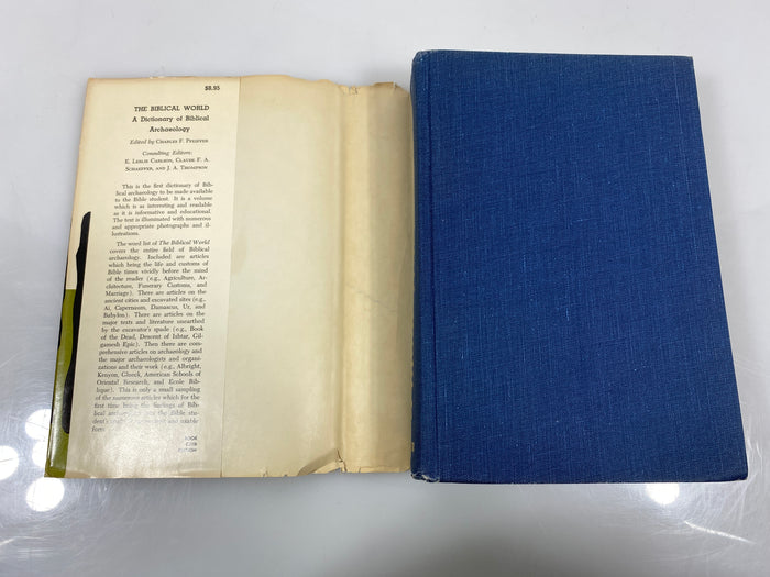 The Biblical World by Pfeiffer Baker Book House 1966 HCDJ