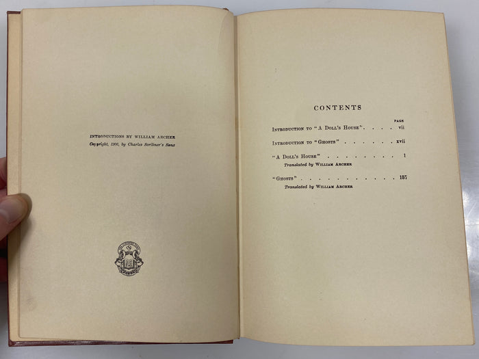The Collected Works of Henrik Ibsen Volume VII and X 1906-1907 HC