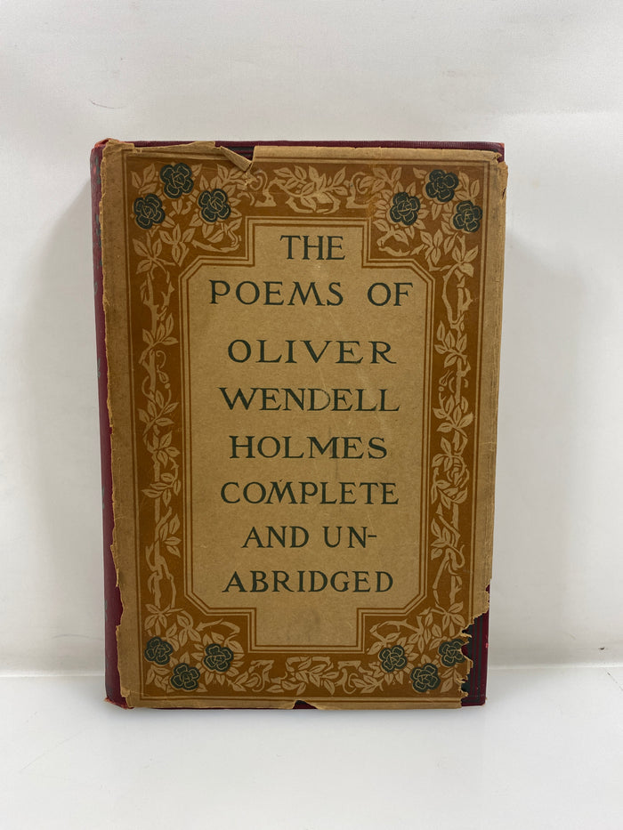 The Complete Poetical Works of Oliver Wendell Holmes 1890 HC