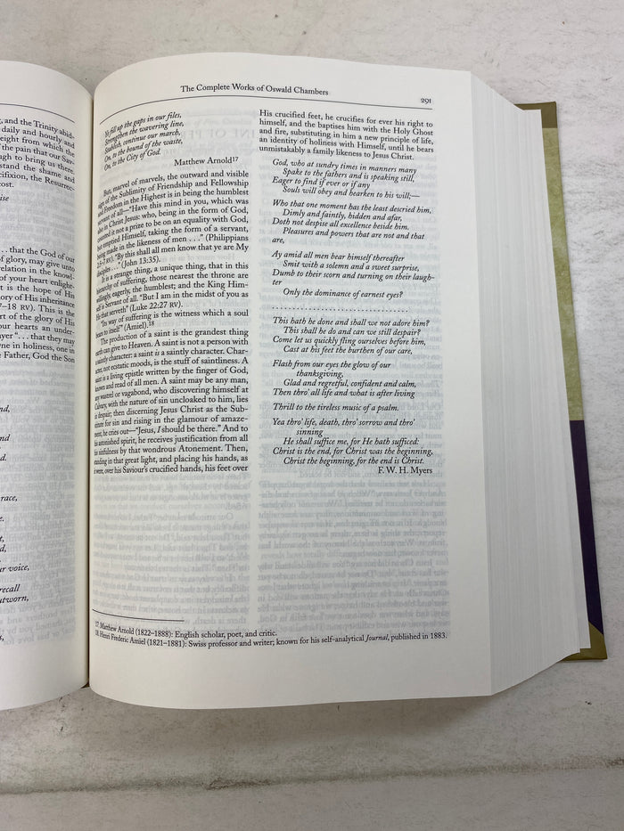 The Complete Works of Oswald Chambers Discovery house Publishers 2000 HC