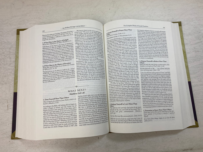 The Complete Works of Oswald Chambers Discovery house Publishers 2000 HC
