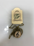 The Divine Iguana Treble Clef Musician's Necklace