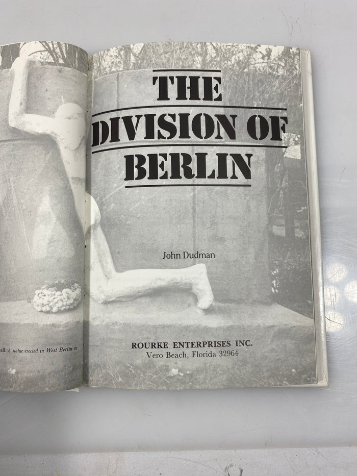 The Division of Berlin by John Dudman 1988 HC