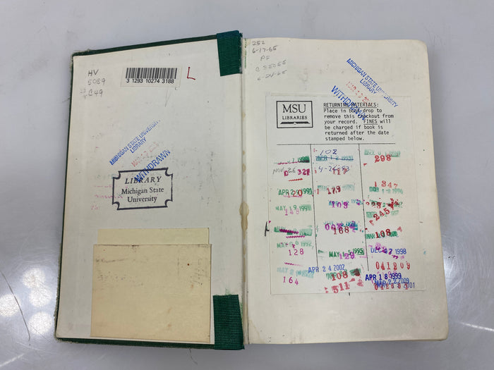The Dry Years Prohibition and Social Change in Washington Ex-library 1965 HC