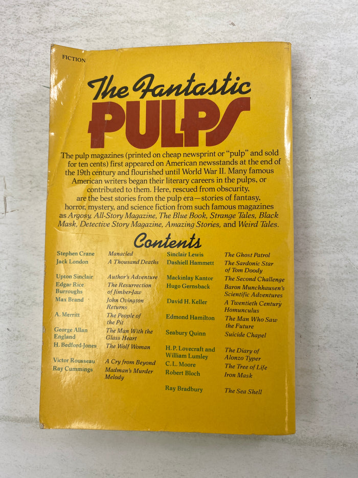 The Fantastic Pulps Peter Haining SC 1975