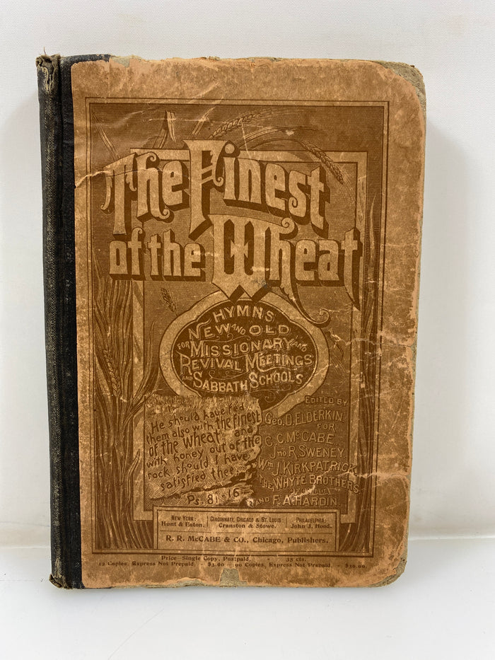 The Finest of the Wheat by Elderkin 28th Ed. 1890 HC